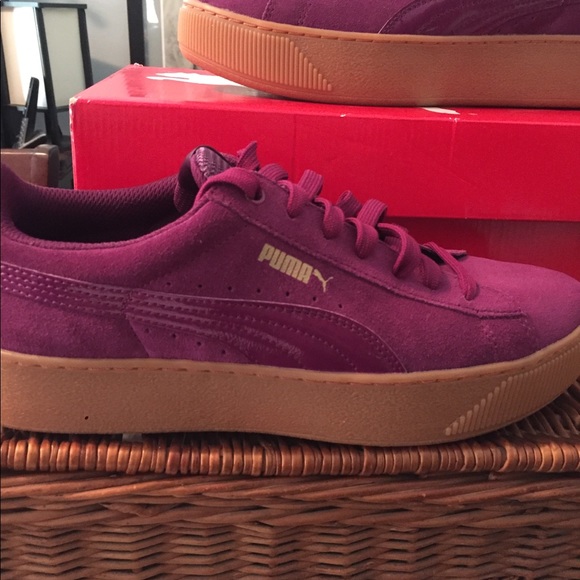 puma vikky platform purple